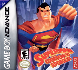 Superman: Countdown to Apokolips box art for GameBoy Advance